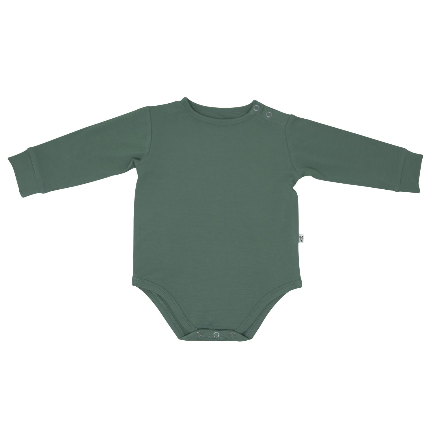 Hunter Green Baby Long Sleeve Bodysuit Snap Closure Sweet Bamboo Everetts Place: Online Boutique