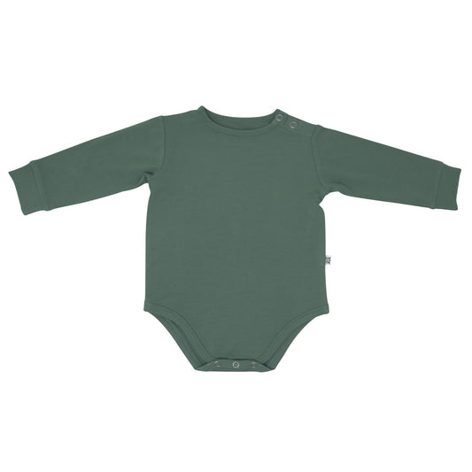 Hunter Green Baby Long Sleeve Bodysuit Snap Closure Sweet Bamboo Everetts Place: Online Boutique