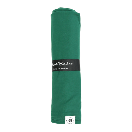 Hunter Green Silky Soft Baby Swaddle Blanket Newborn Sweet Bamboo Everetts Place: Online Boutique