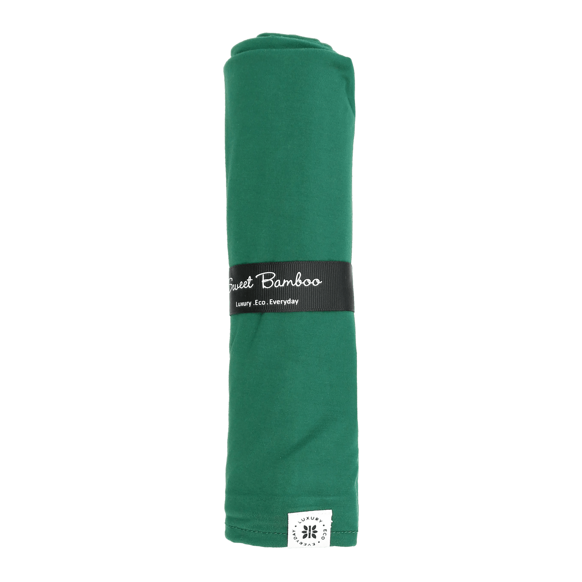 Sweet Bamboo Hunter Green Swaddle - 