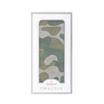 Newcastle Classics Hunters Camo Swaddle Soft Bamboo Muslin Blanket for Modern Babies - 