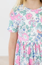 Mila & Rose ® Hydrangea S/S Pocket Twirl Dress - 