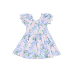Angel Dear Hydrangeas - Smocked Twirly Dress and Bloomer - 