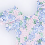 Angel Dear Hydrangeas - Smocked Twirly Dress and Bloomer - 