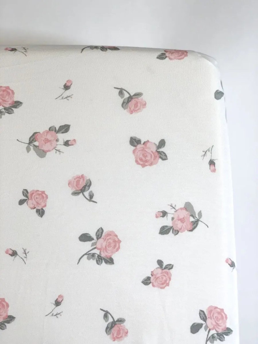 Sweet Bamboo Hypoallergenic Crib Sheet with Non Slip Fitted Design for Baby Comfort - 