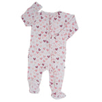 Sweet Bamboo Hypoallergenic Ruffle Footie with Two Way Zipper for Stylish Infants - 
