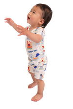 My First Windy City Bamboo Baby Short Set | Convertible Chicago Baby Outfit by Rayn’s Tiny Stitches