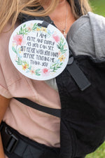 Three Little Tots I Am Cute No Touching Newborn Baby Sign - 