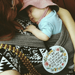 Three Little Tots I Am Cute No Touching Newborn Baby Sign - 