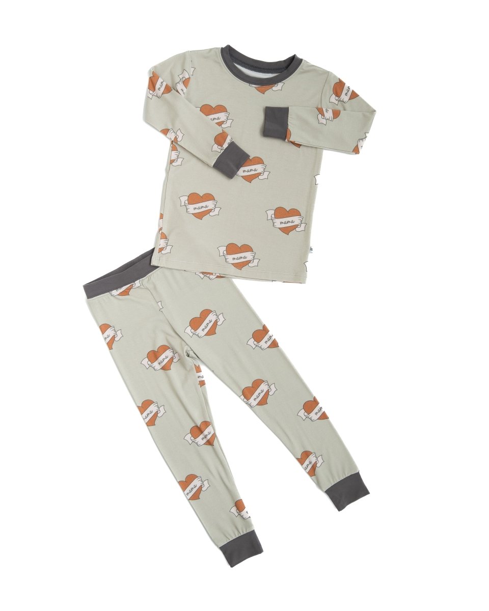 Hugga Babies I Heart Mama Two - Piece Set - Everetts Place Boutique - 