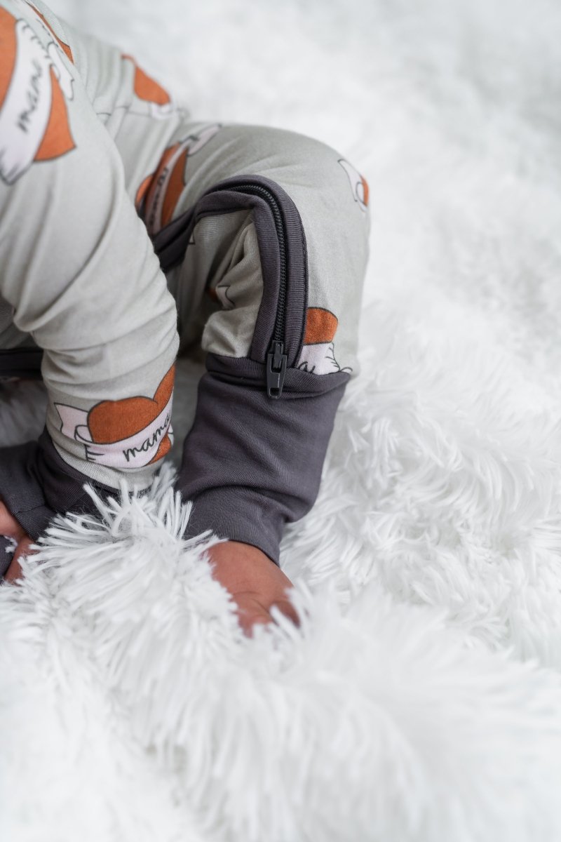 Hugga Babies I Heart Mama Zipper Lounger - Everetts Place Boutique - 