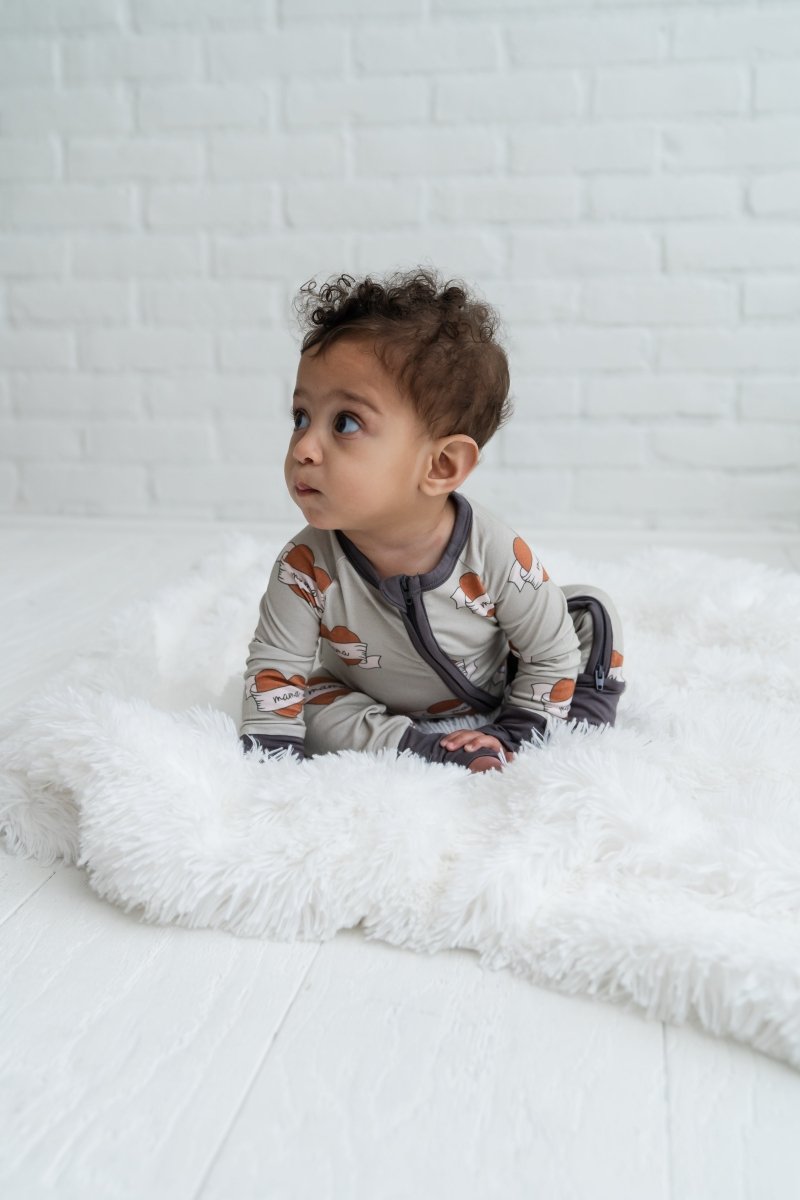 Hugga Babies I Heart Mama Zipper Lounger - Everetts Place Boutique - 
