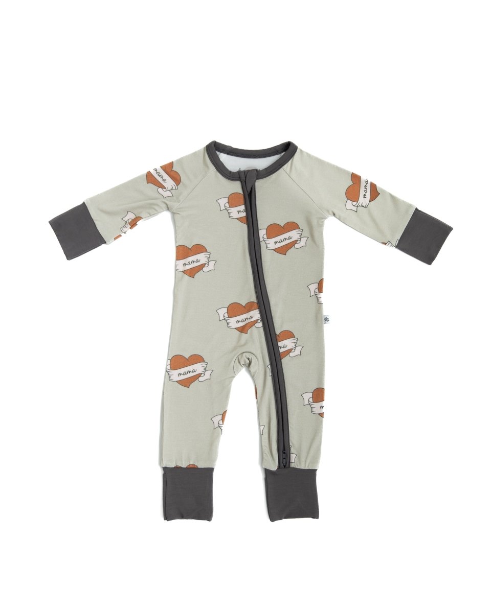 Hugga Babies I Heart Mama Zipper Lounger - Everetts Place Boutique - 