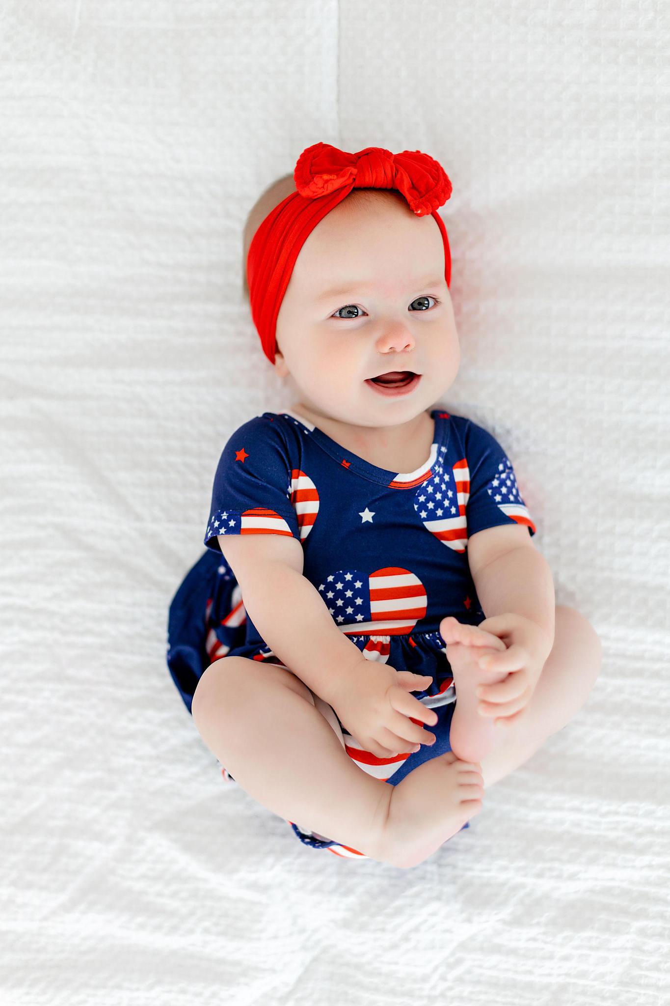 Mila & Rose ® I Heart the USA S/S Twirl BodysuitEveretts Place