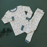 Little Joy Co. I Love You ABC Two Piece Bamboo Pajamas Soft Sleepwear - Everetts Place Boutique - 