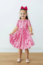 Mila & Rose ® I Love You Tulip Much S/S Pocket Twirl Dress - 