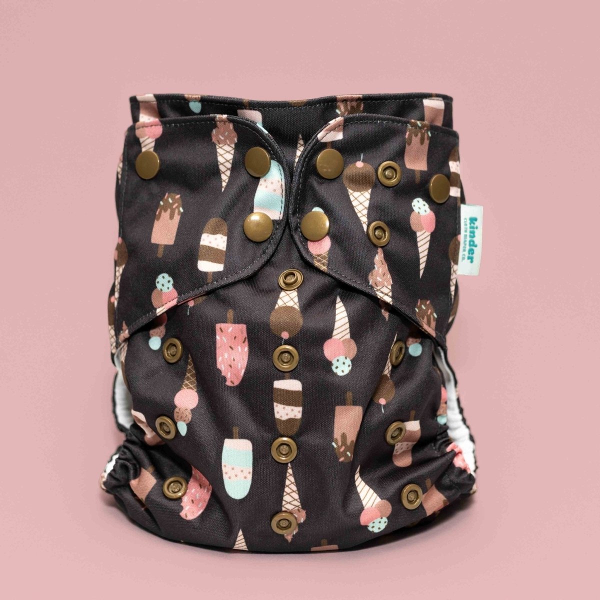 Food: Essentials Pocket Cloth Diaper with Athletic Wicking Jersey, Grows with your Baby by Kinder Cloth Diaper Co.