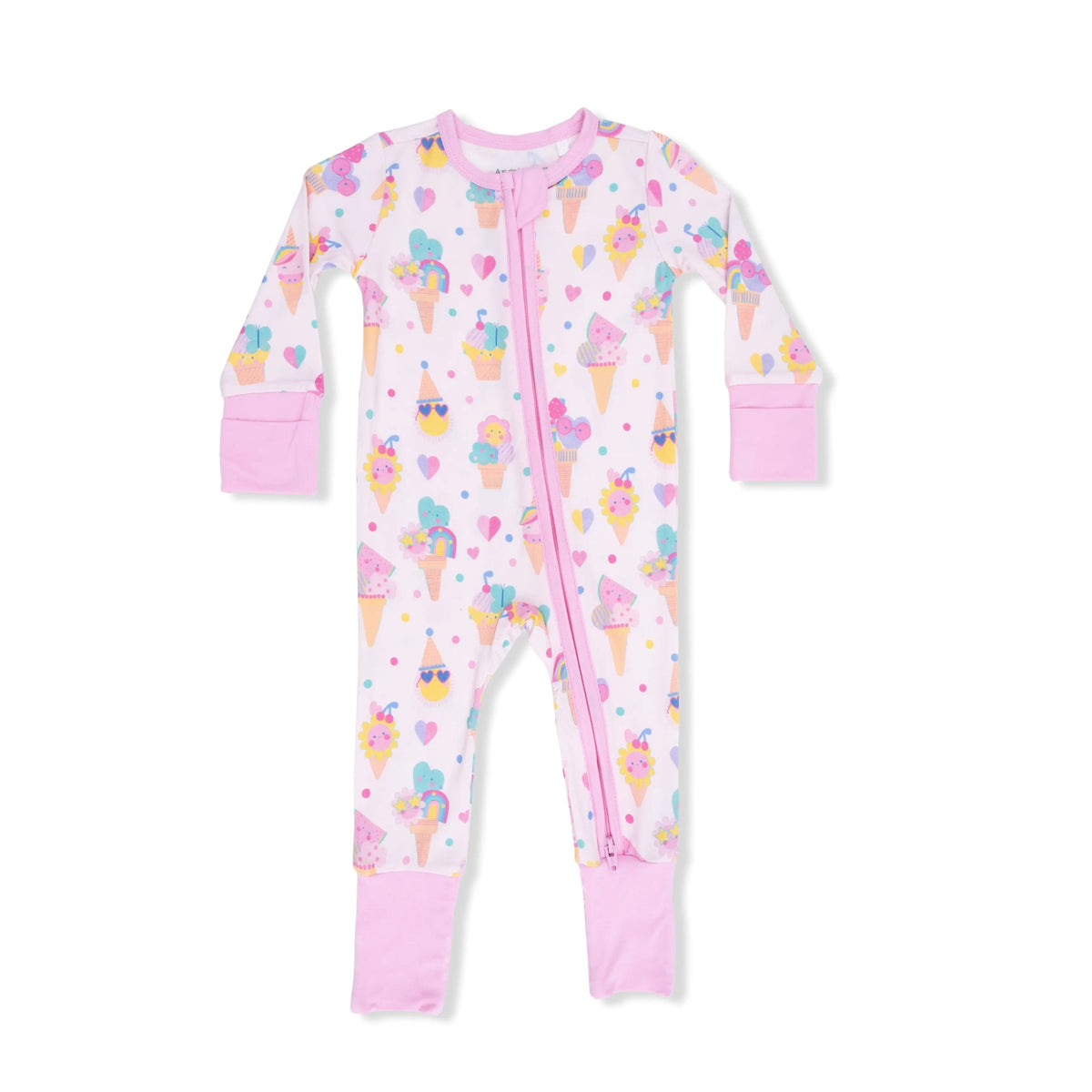 Angel Dear Ice Cream Fun Crew - Convertible Romper - 