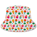 Ice Cream & Beach Print Bucket Hat for Kids | Summer Baby Bucket Hat by Rayn’s Tiny Stitches