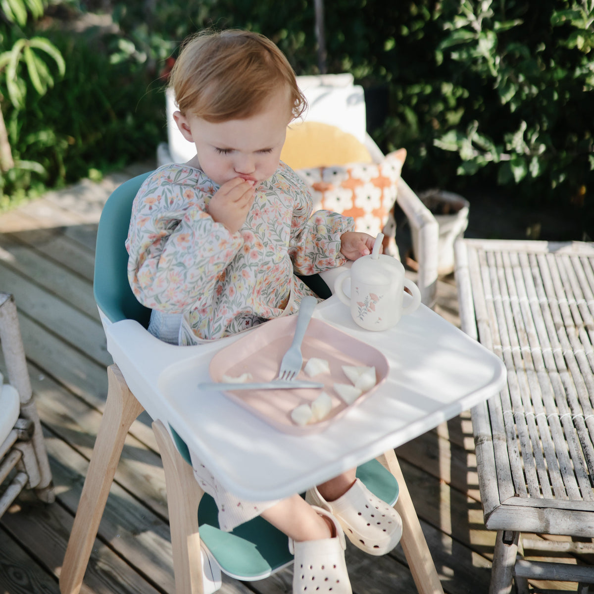 Thoughtful First Solids Dinnerware Cutlery Set by Mushie