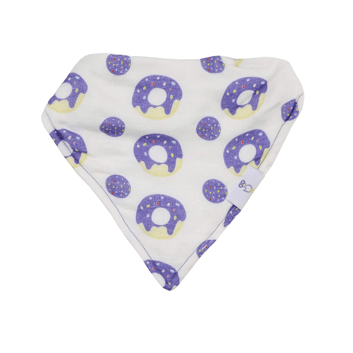 Im Awesome Donut Bib Set with Absorbent Muslin for Stylish Babies - Everetts Place