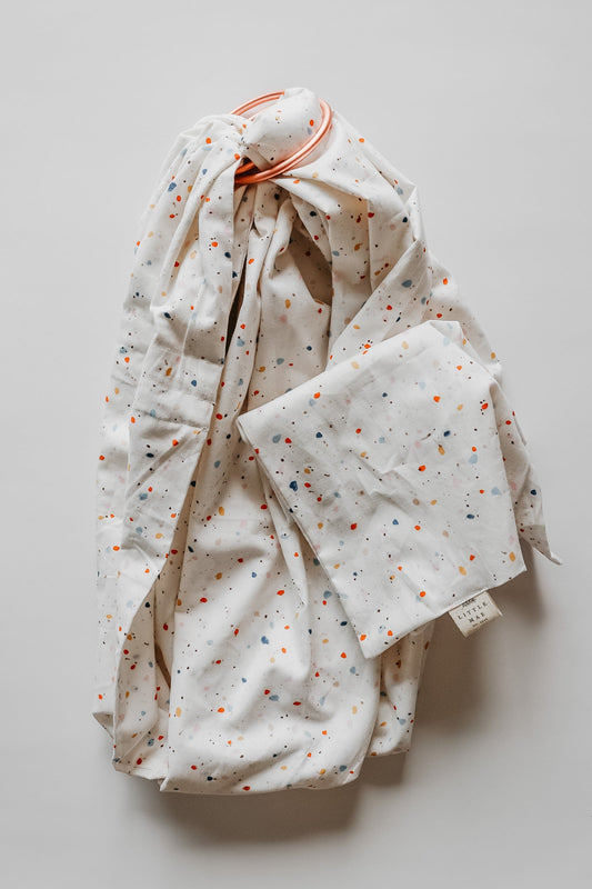 Tazzo Ring Sling Carrier Cotton Baby Carrier By Little Mae Little Mae & Co Everetts Place: Online Boutique