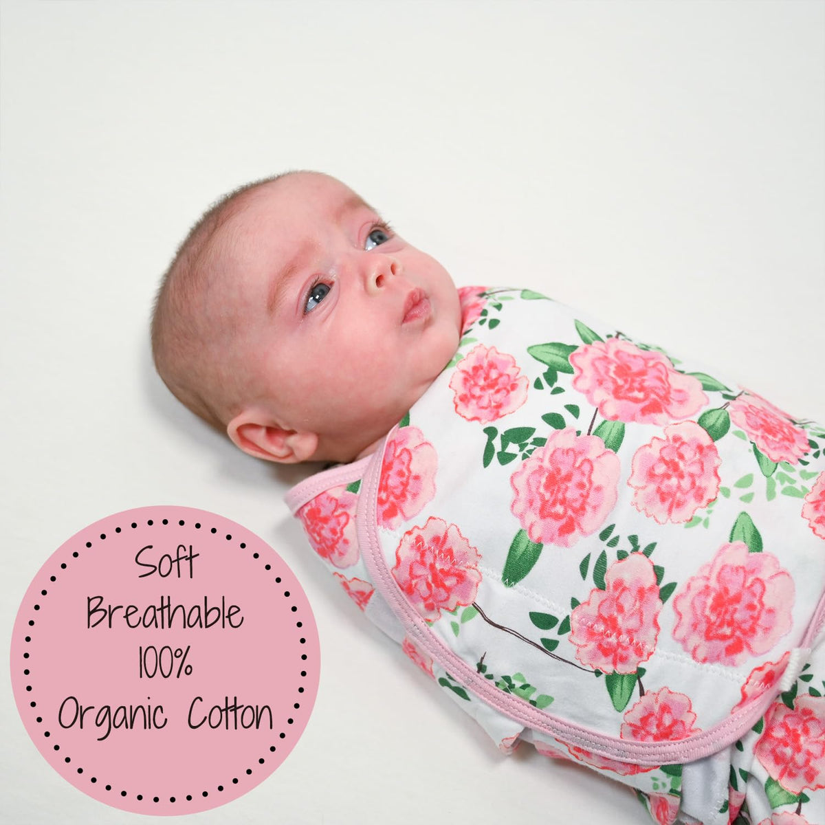 Live Life in Full Bloom Swaddle Sack by LollyBanks