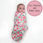 Live Life in Full Bloom Swaddle Sack by LollyBanks