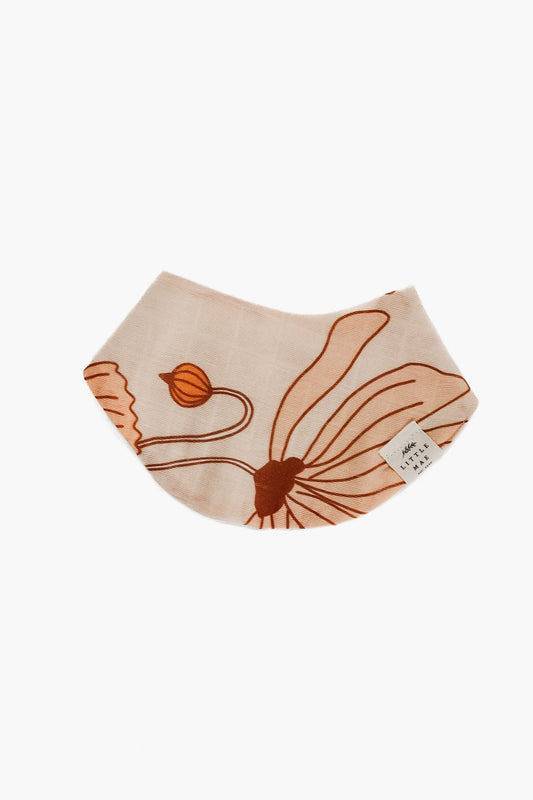 Blooming Classic Bib Organic Cotton Adjustable Snap For Baby Little Mae & Co Everetts Place: Online Boutique