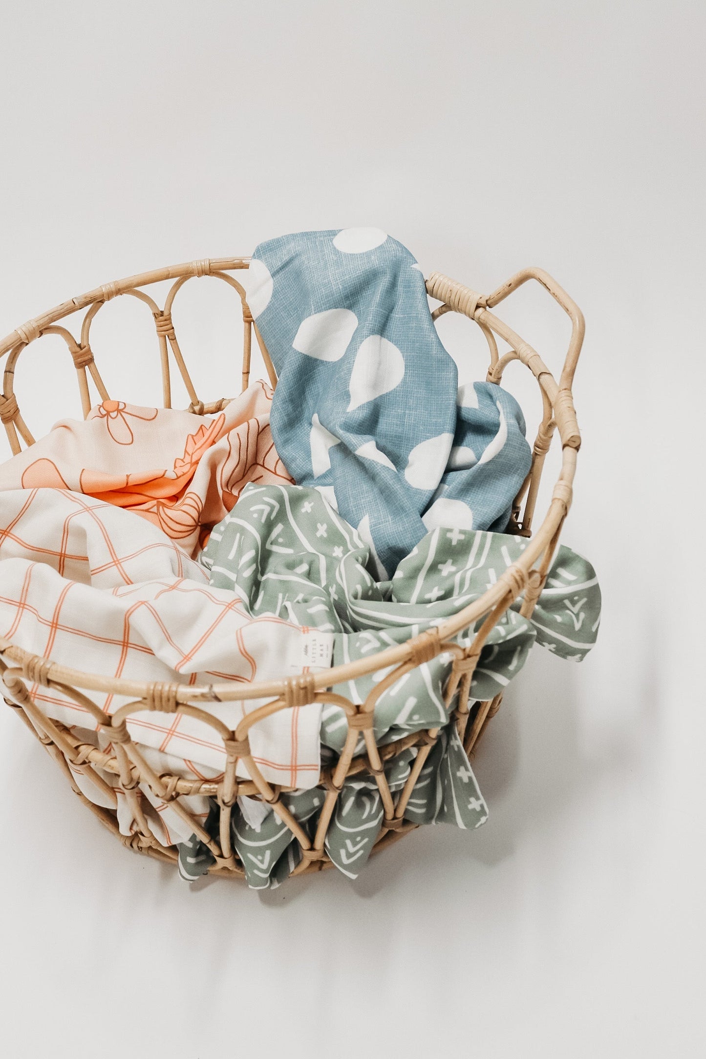 Droplet Deluxe Organic Muslin Baby Blanket Swaddle Cover Little Mae & Co Everetts Place: Online Boutique