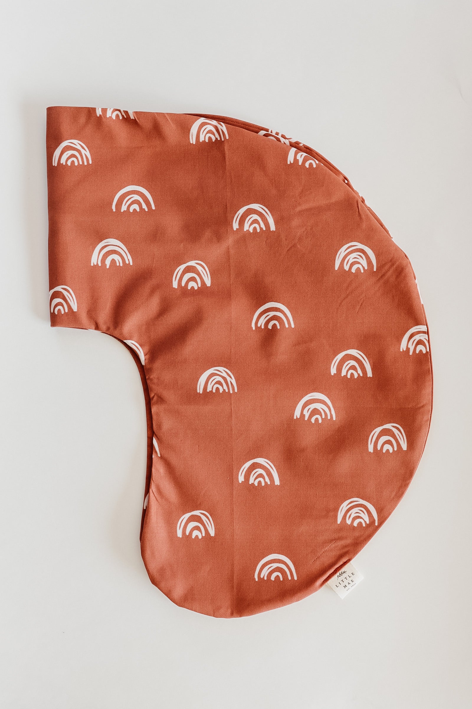 Rust Nursing Pillow Cover for Feeding and Tummy Time Little Mae & Co Everetts Place: Online Boutique