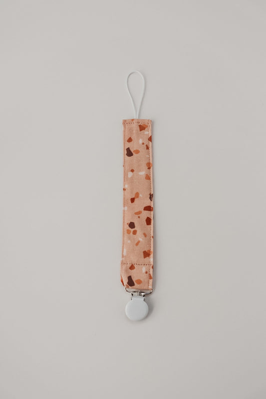 Pebble Pacifier Clip Modern Print By Little Mae And Co Little Mae & Co Everetts Place: Online Boutique