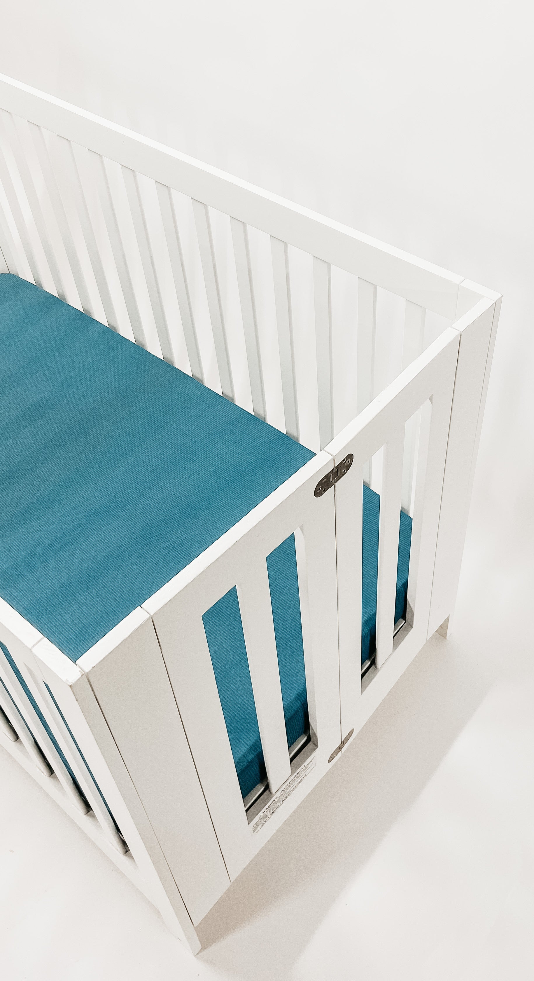 River Ribbed Crib Sheet Breathable Knit For Baby Nursery Little Mae & Co Everetts Place: Online Boutique