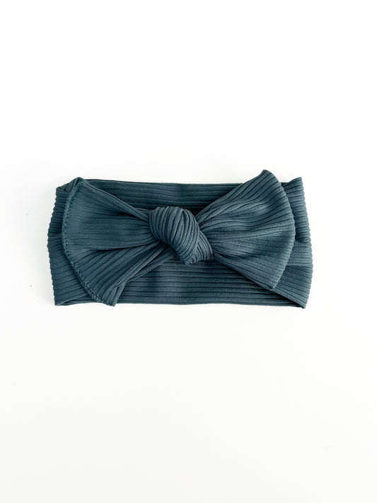 River Bow Headwrap for Baby Girls Soft Ribbed Knit Little Mae & Co Everetts Place: Online Boutique