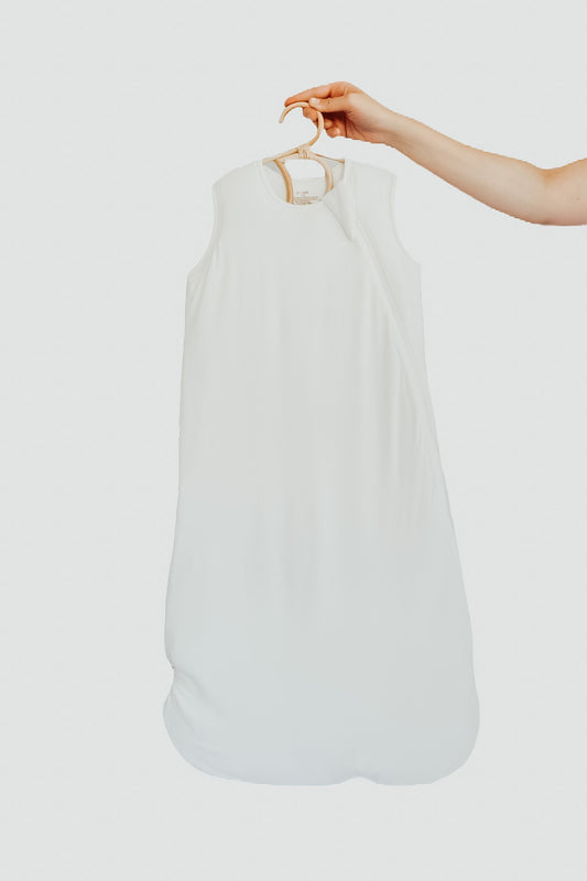 Cloud Bamboo Sleep Sack For Babies Cloud White Premium Little Mae & Co Everetts Place: Online Boutique