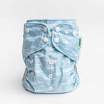 Patterned Lounger Pocket Cloth Diaper — Minky Fleece with Athletic Wicking Jersey - Everetts Place Boutique - Pocket Diaper