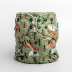 Patterned Lounger Pocket Cloth Diaper — Minky Fleece with Athletic Wicking Jersey - Everetts Place Boutique - Pocket Diaper