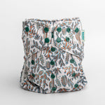 Patterned Lounger Pocket Cloth Diaper — Minky Fleece with Athletic Wicking Jersey - Everetts Place Boutique - Pocket Diaper