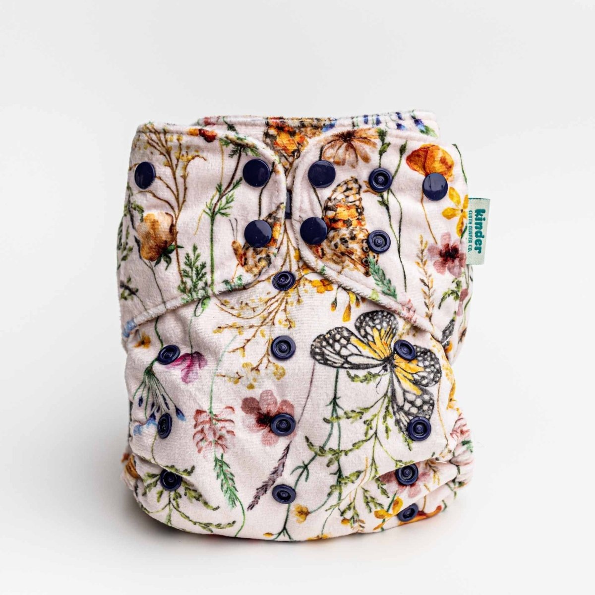 Patterned Lounger Pocket Cloth Diaper — Minky Fleece with Athletic Wicking Jersey - Everetts Place Boutique - Pocket Diaper