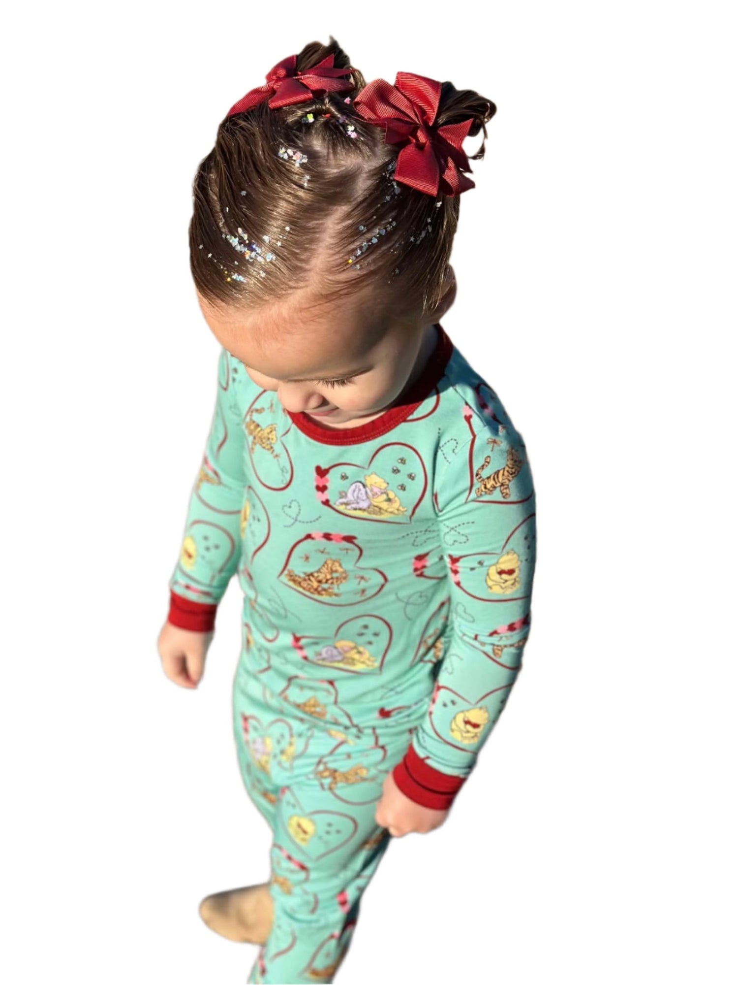 Dragonfly Dreams Bamboo In Love With Pooh 2 Piece Pajama Set