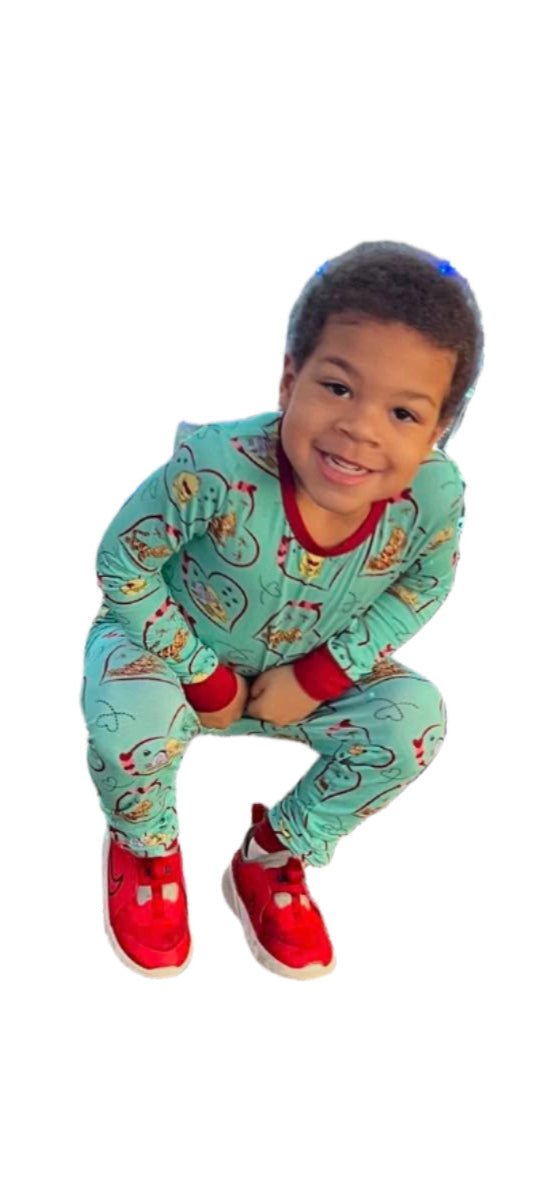 Dragonfly Dreams Bamboo In Love With Pooh 2 Piece Pajama Set