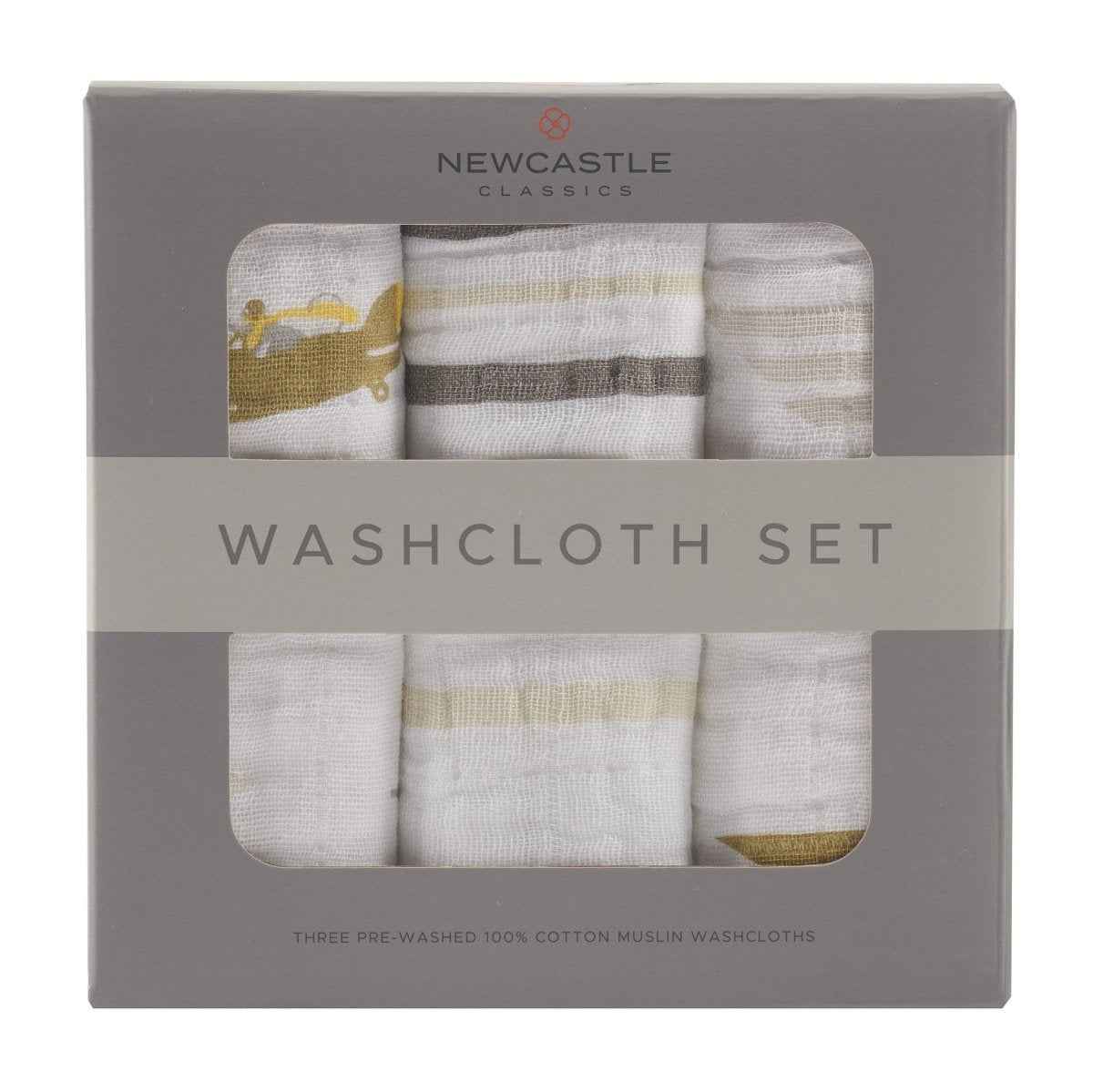 In The Sky Plush Cotton Washcloth Set with Superior Absorbency for Daily Use