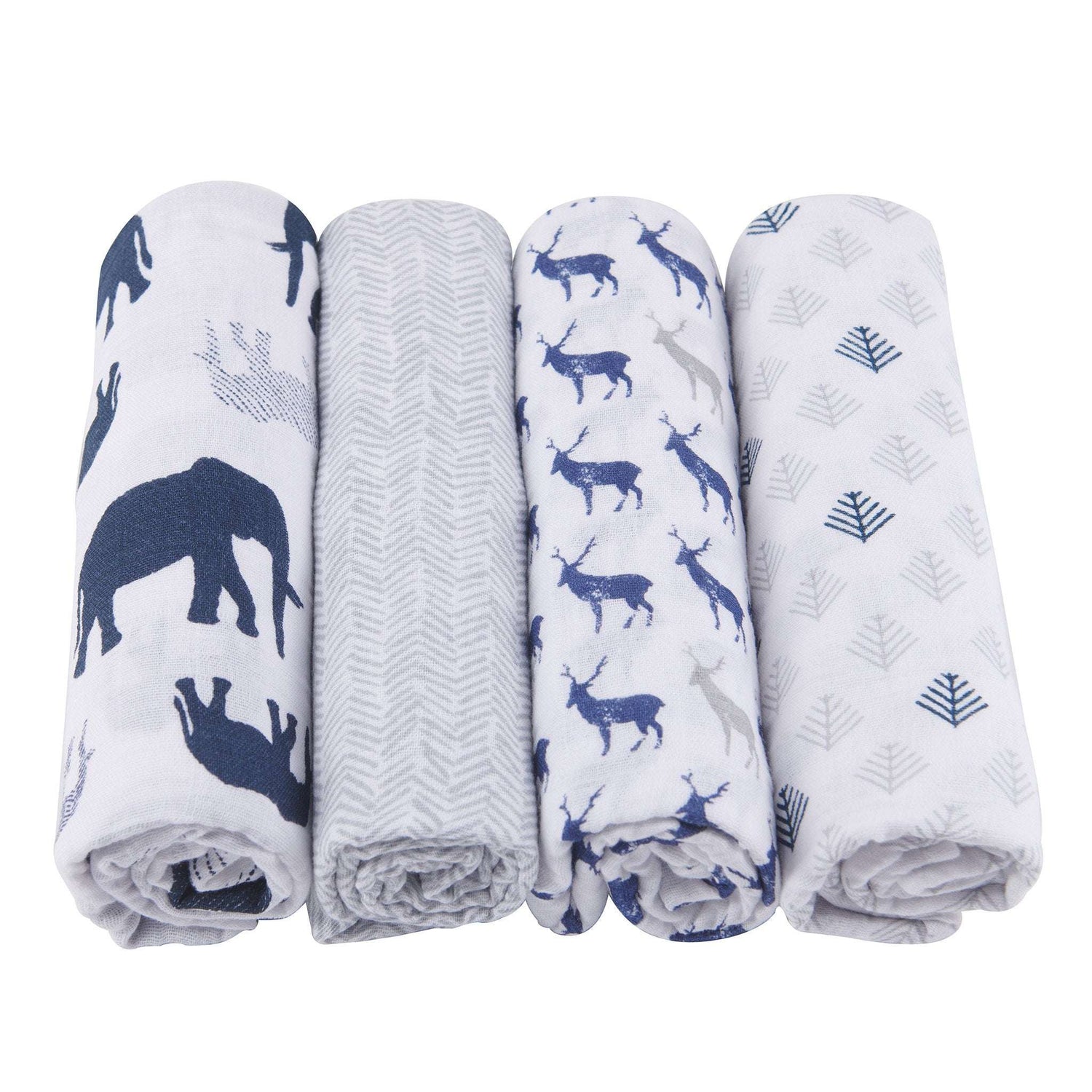 Newcastle Classics In The Wild Cotton Muslin Swaddles with Breathable Softness for Babies - Baby & Toddler > Swaddling & Receiving Blankets > Swaddling Blankets Cotton Swaddle
