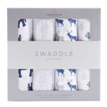 Newcastle Classics In the Wild Cotton Muslin Swaddle 4PK - 