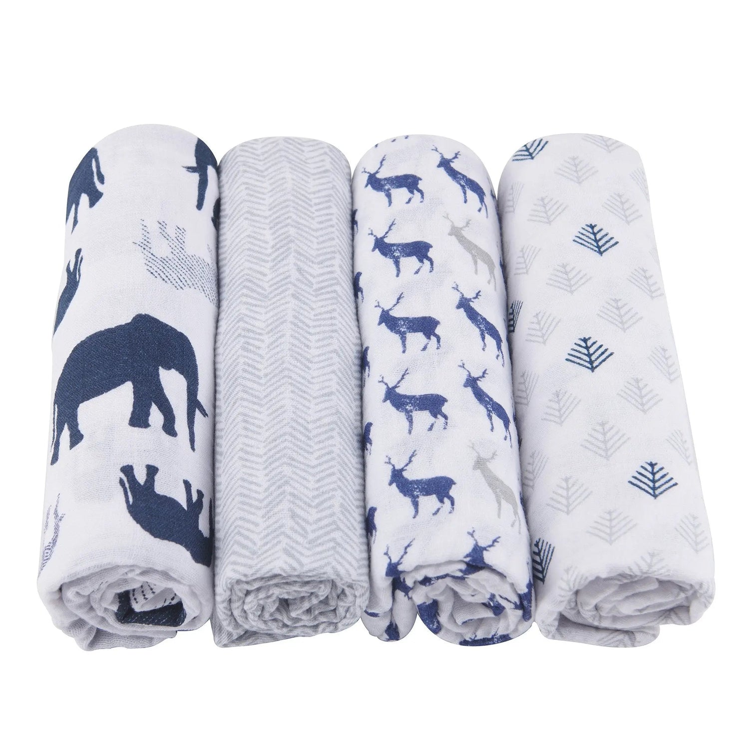 Newcastle Classics In the Wild Cotton Muslin Swaddle 4PK - 