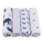 Newcastle Classics In The Wild Cotton Muslin Swaddles with Breathable Softness for Babies - 