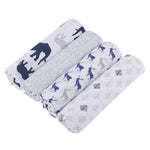 Newcastle Classics In The Wild Cotton Muslin Swaddles with Breathable Softness for Babies - 