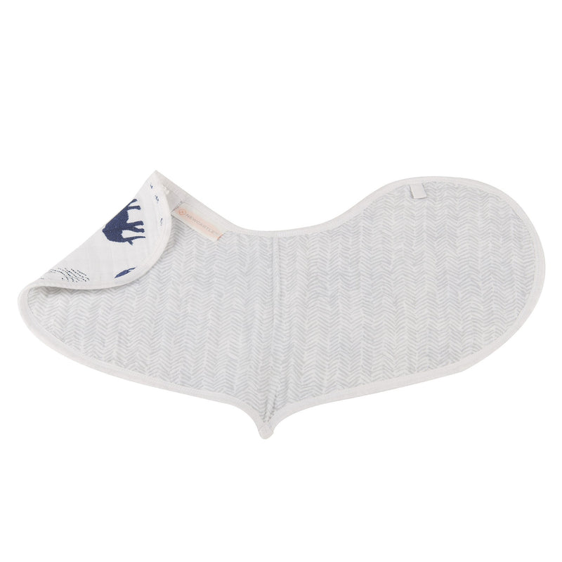 In The Wild Elephant Cotton Burp Cloth Bib 2 Pack Newcastle Classics