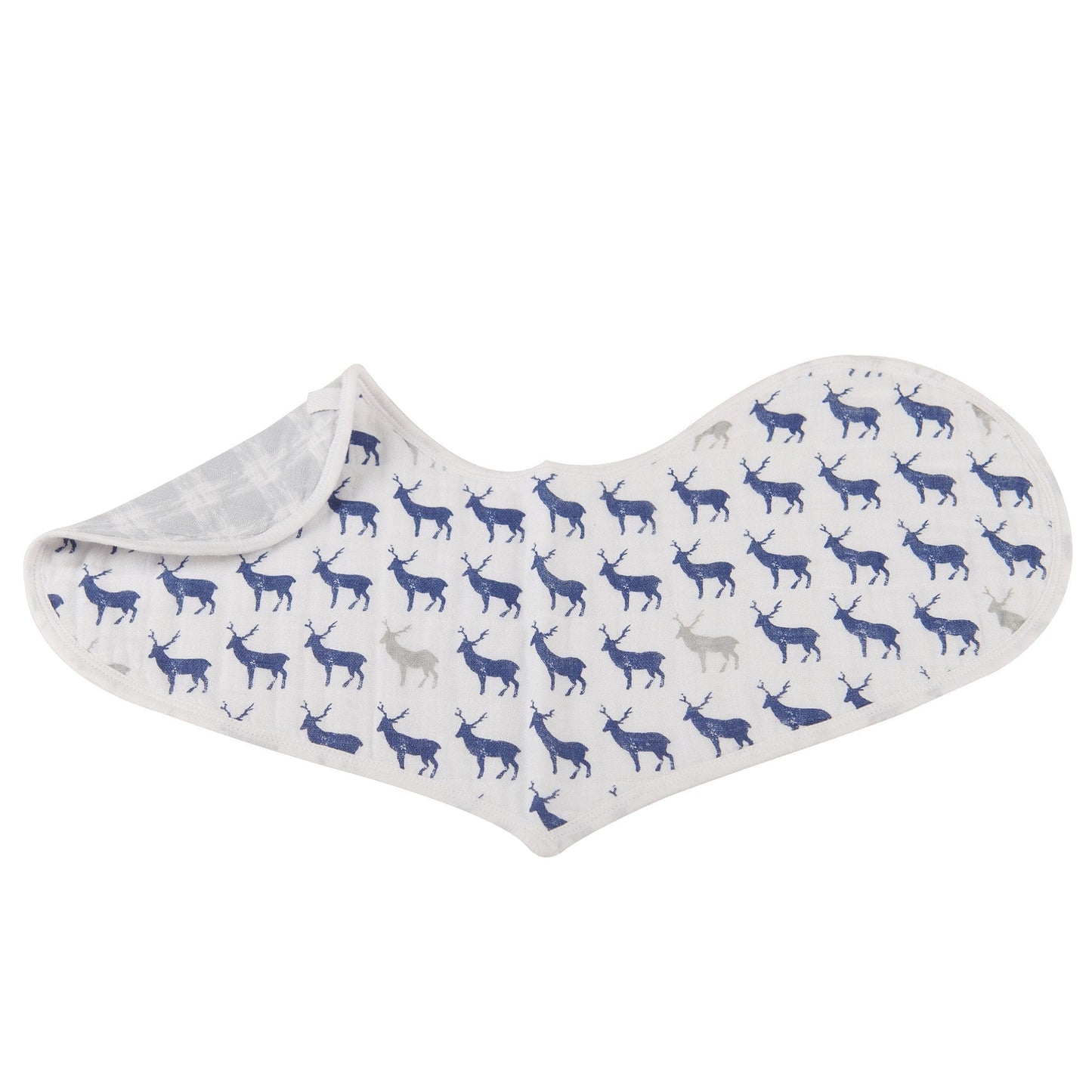 In The Wild Elephant Cotton Burp Cloth Bib 2 Pack Newcastle Classics