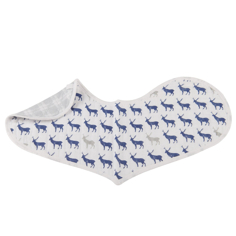 In The Wild Elephant Cotton Burp Cloth Bib 2 Pack Newcastle Classics